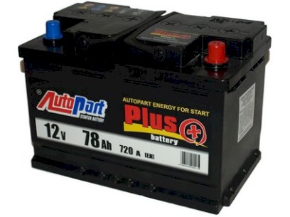 Autobaterie 12V 78AH AUTOPART GALAXY PLUS 720A 278X175X190mm